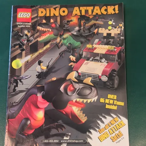 LEGO Dino Attack! 2005 Shop at Home Catalog Booklet MPN x0231