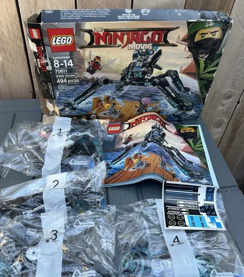 LEGO 70611 NINJAGO Water Strider *Open Box* Pieces SEALED Complete