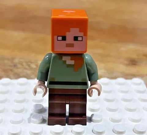 Lego Minifigure Alex  Minecraft