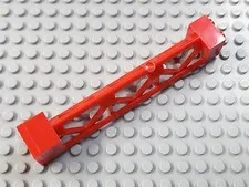LEGO Red 2x2x10 Girder Triangular Vertical Support Piece