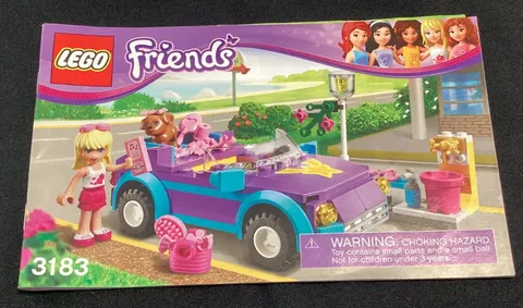 Lego Friends Instruction Manual Set 3183 Stephanie's Cool Convertible 2012