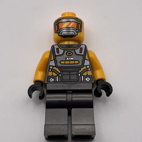 LEGO Marvel A.I.M. Agent Minifigure Yellow Black Suit without Helmet 1 Piece