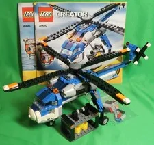 LEGO Creator 4995 Cargo Helicopter Model Building Set With Damaged Part 4106867