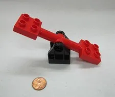 Lego Duplo RED & BLACK SEESAW TEETER TOTTER Circus Park Playground House Home