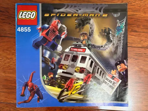 Instructions for LEGO 4855 - SPIDERMAN - Spider-Man's Train Rescue - MANUAL ONLY