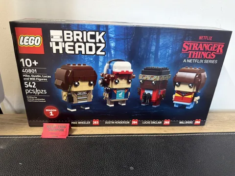 LEGO Stranger Things Brickheadz 40801 : Mike, Dustin, Lucas And Will 4 Pack New