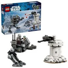 LEGO Star Wars AT-RT Attack Building Toy with The Mandalorian and Grogu