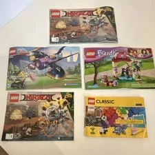 LEGO Illustrated English Instruction Manual Booklets Lot 70610 41230 41123 10692