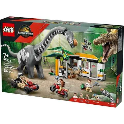 LEGO 76973 Jurassic World Raptor & Titanosaurus Dinosaur Adventure
