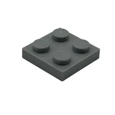 Lego 3022 Light Bluish Gray Plate 2 x 2 Element 4211397