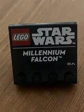 LEGO Star Wars 6179pb243 Modified 4 x 4 w/ Studs On Side Millennium Falcon Logo