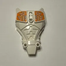 LEGO Hero Factory Full Torso Armor 98569pb08 with White & Orange Circuitry (Nex)