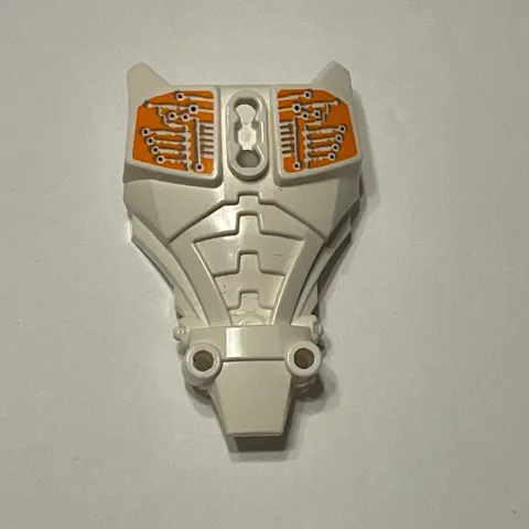 LEGO Hero Factory Full Torso Armor 98569pb08 with White & Orange Circuitry (Nex)