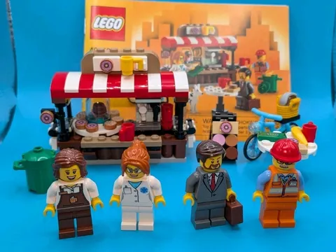 Lego 40358 Bean There, Donut That 99% Complete w/ Instructions 