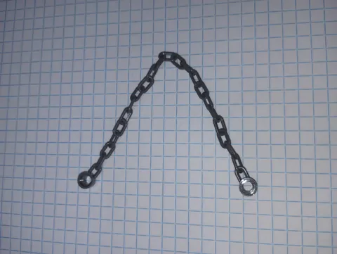 Chain 21 Links (16-17 L) Lego Bionicle Ninjago Star Wars Part number 30104 Gray