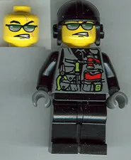 LEGO Dino Attack Minifigure Viper din006 7296 7475
