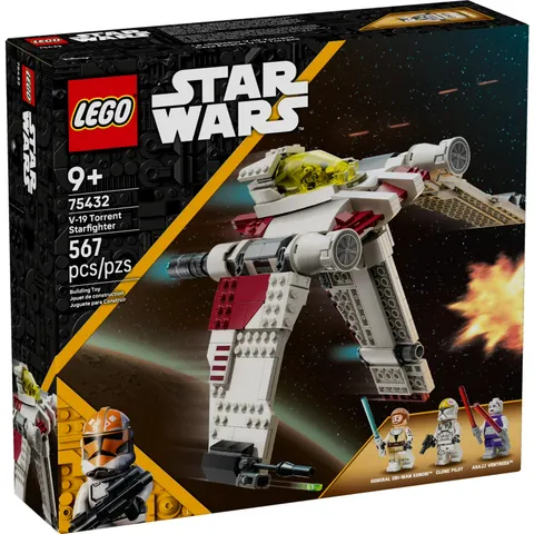 LEGO Star Wars V-19 Torrent Starfighter Building Toy Set Ages 9+ 75432