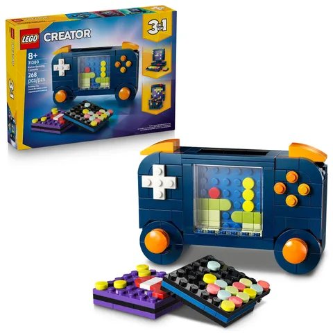 LEGO Creator 3 in 1 Retro Gaming Console Building Toy for Boys & Multicolor