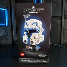 LEGO Star Wars Captain Rex Helmet 75349 854 Pieces New Sealed Retired Display