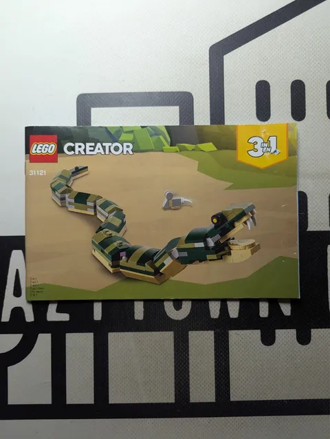LEGO Minecraft 31121 Crocodile Instruction Manual Only! 1 Book Only! 2021 No Bri