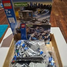 LEGO World City Harbor Set 7045 Hovercraft Hideout Boat 100% COMPLETE Gangster