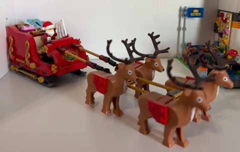 LEGO 40499 Santa's Sleigh Christmas Set 100% Complete With Instructions