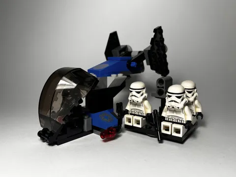LEGO 7667 Star Wars Imperial Dropship Complete Set  2008 Classic Stormtroopers 