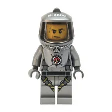 Lego Minifigure Volcano Explorer Male Scientist with Heatsuit Sweat Drops Hazmat
