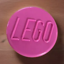 LEGO Stackable Storage Brick 1 Knob Pink Container Age 3+ MPN 4030
