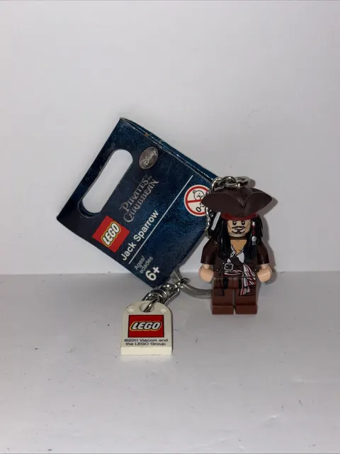 LEGO 853187 Jack Sparrow Minifigure Keychain Pirates of the Carribbean - New!