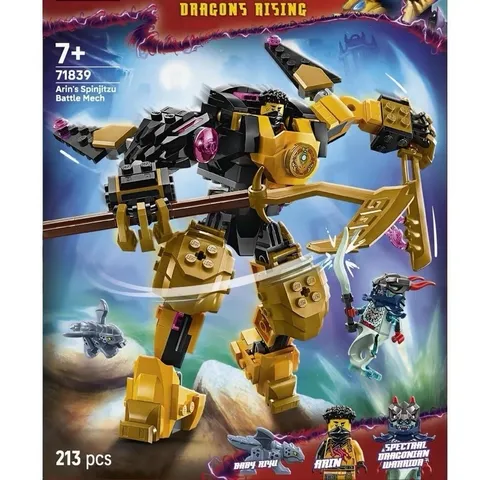 LEGO NINJAGO Arin’s Spinjitzu Battle Mech 71839 NEW SEALED