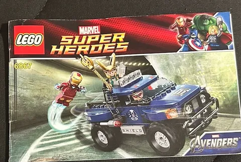 LEGO Marvel Super Heroes 6867 Loki's Cosmic Cube Escape Instruction Booklet