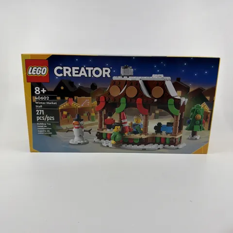 LEGO 40602 Winter Market Stall 271pc Limited Edition Seasonal Christmas GWP New
