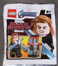 LEGO Marvel Super Heroes Black Widow Minifigure Foil Pack Set 242109 (SEALED)