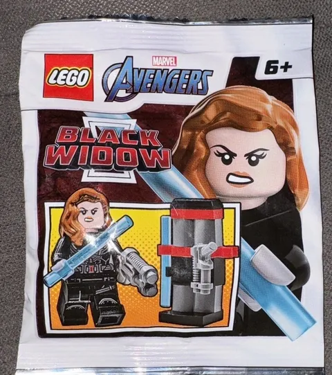 LEGO Marvel Super Heroes Black Widow Minifigure Foil Pack Set 242109 (SEALED)