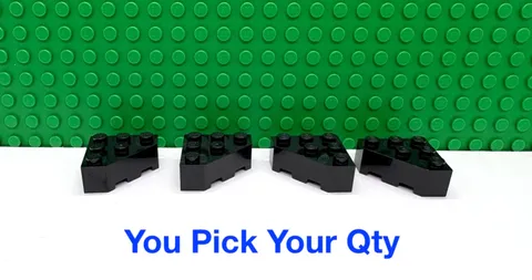 LEGO Black 3x3 Thick Wedge Brick Cut Corner "You Pick Your Qty" NEW