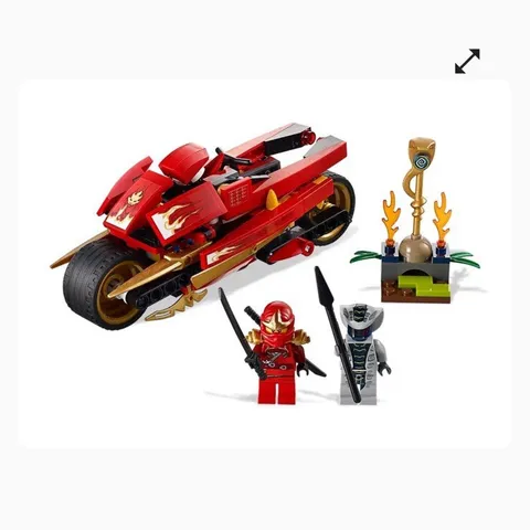 LEGO NINJAGO Kai’s Blade Cycle 9441 incomplete , Kai Minifig(s) , Golem