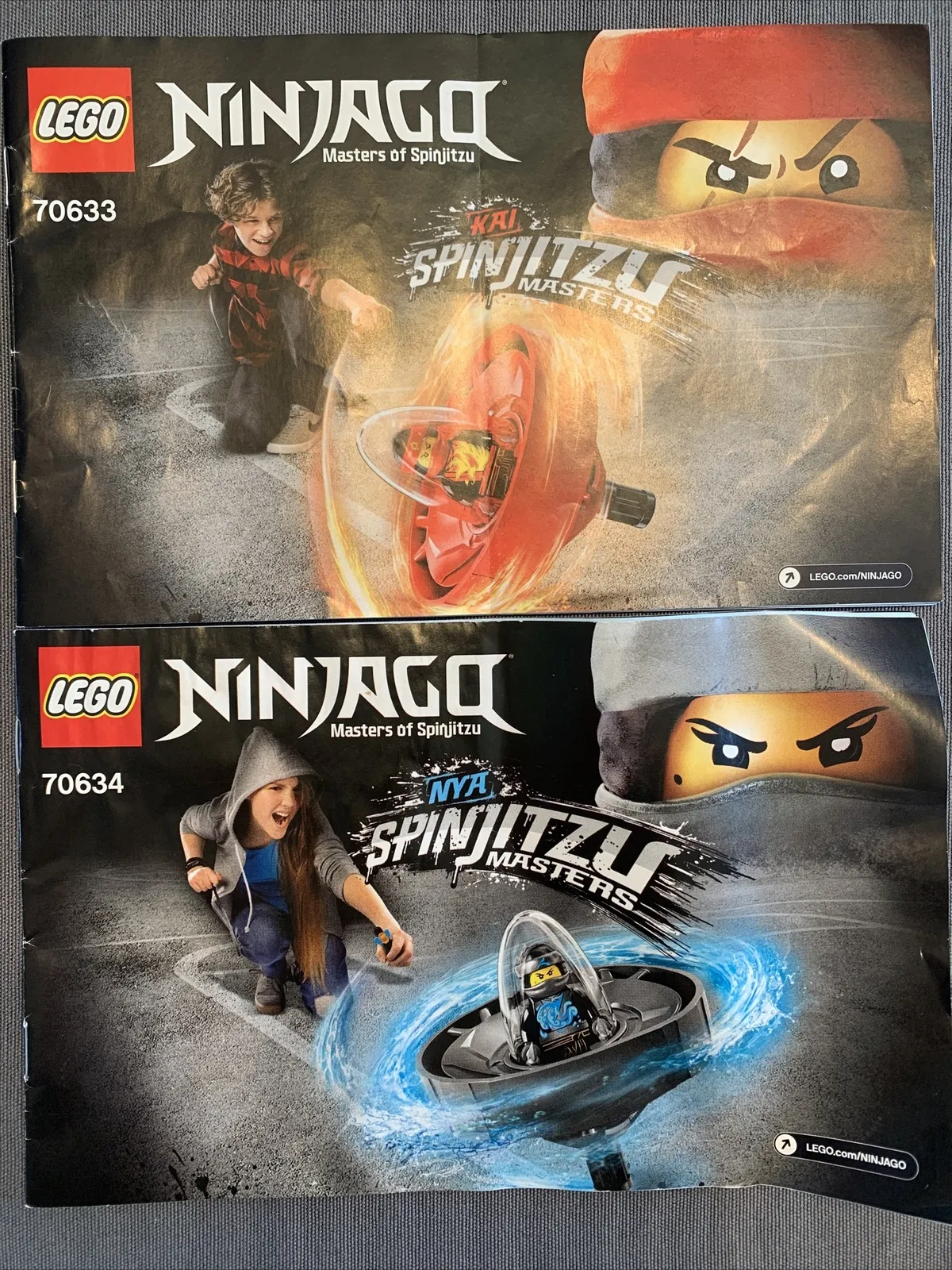 LEGO 70634 + 70633 NINJAGO Nya Spinjitzu Master Kai & Nya. Missing Parts