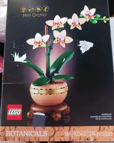 LEGO Botanicals Mini Orchid Set 10343 NEW Sealed 274 Pieces 18+ Flower Display