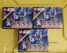 LEGO Star Wars 332nd Ahsoka’s Clone Trooper Battle Pack 75359. Lot  of 3