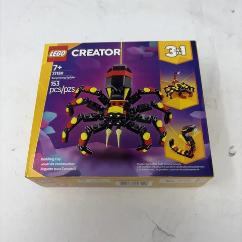LEGO Creator 3-in-1 Wild Animals: Surprising Spider 31159 NEW SEALED Halloween