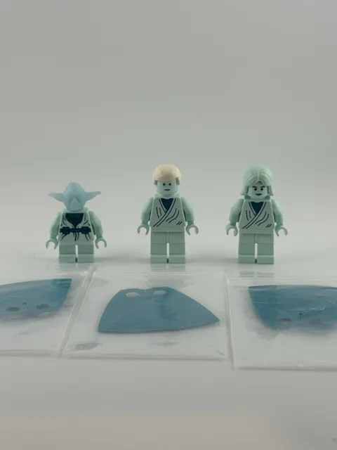 Custom Lego Star Wars TCS/Classic Custom Figure Jedi Ghost Yoda, Ani, Obi