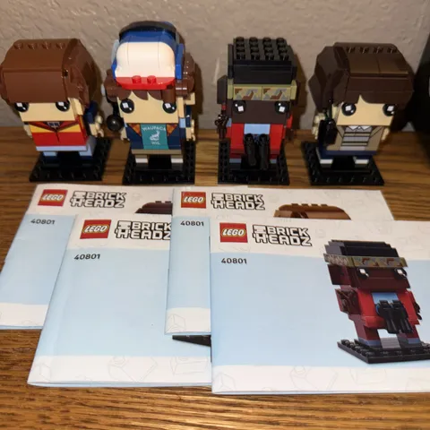LEGO BrickHeadz Stranger Things 40801 Season 1 Complete w Manuals no box