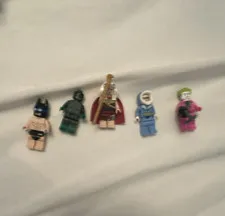 LEGO Minifigures Lot of 5 Assorted Batman Characters Minifigures