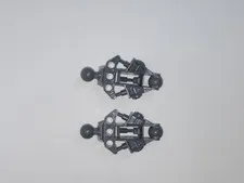 2 Lego part 47328 Bionicle Dark Bluish Gray Vahki Leg Lower Section Hero Factory