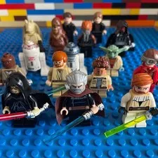 LEGO Minifigure Star Wars Emperor Palpatine Obi-Wan Kenobi Lot Set Bulk Sale