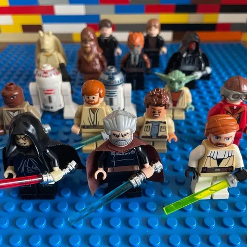 LEGO Minifigure Star Wars Emperor Palpatine Obi-Wan Kenobi Lot Set Bulk Sale