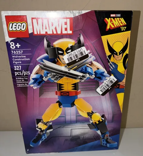 LEGO Marvel Wolverine Construction Figure X-Men 97' 76257 327 Piece NEW SEALED