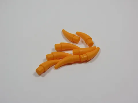 LEGO Lot of 8 Orange Small Barbs Horns Weapon Minifig I12