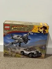 LEGO 77012 Indiana Jones Fighter Plane Chase (387 pcs) New / Sealed / Retired